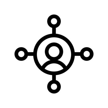 Ağ Özeti Vektör Simgesi Tasarımı