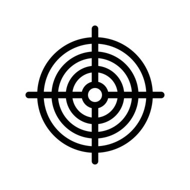 Hedef Özet Vektör Simgesi Tasarımı