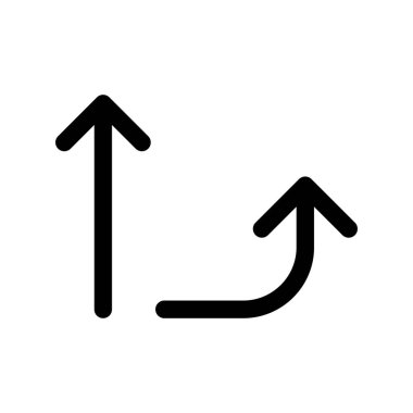  Yukarı ve Oku Çevir Oku Tasarımı Vektör Tasarımı