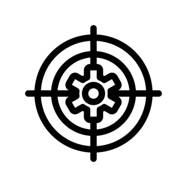  Hedef Özet Vektör Simgesi Tasarımı