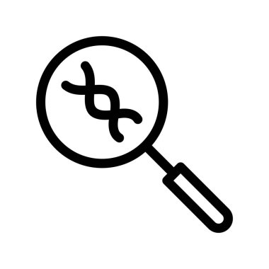 DNA Özeti Vektör Simgesi Tasarımı