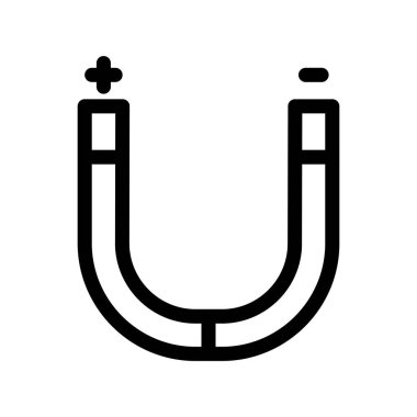 Magnet Ana Hattı Vektör Simgesi Tasarımı