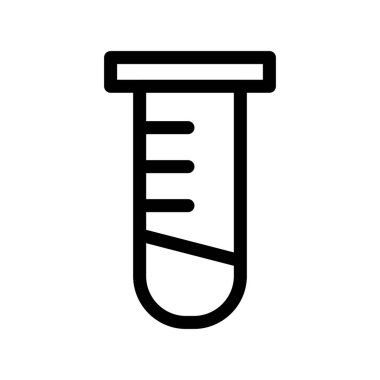  Test Tüpü Ana Hattı Vektör Simgesi Tasarımı