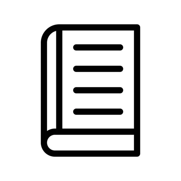 Περίγραμμα Βιβλίου Vector Icon Desig — Διανυσματικό Αρχείο