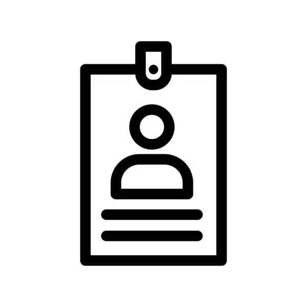 Vip Card Outline Vector Icon Desig — Vector de stock