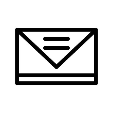  E- posta Özeti Vektör Simgesi Tasarımı