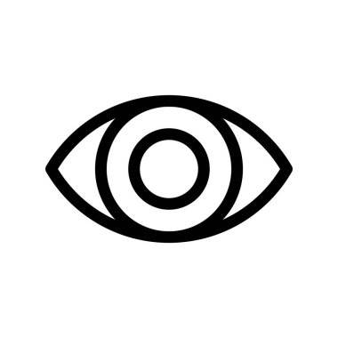 Göz Özeti Vektör Simgesi Tasarımı