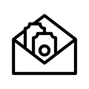 Maaş Özeti Vektör Simgesi Tasarımı