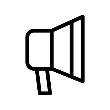 Hoparlör Ana Hattı Vektör Simgesi Tasarımı