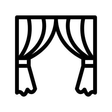  Perde Özeti Vektör Simgesi Tasarımı