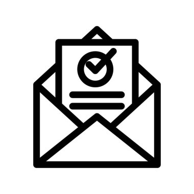 Oylama Ana Hattı Vektör Simgesi Tasarımı