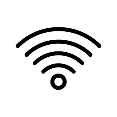 Wifi Ana Hattı Vektör Simgesi Tasarımı