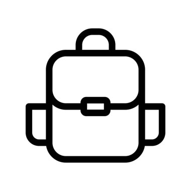 Çanta Özeti Vektör Simgesi Tasarımı