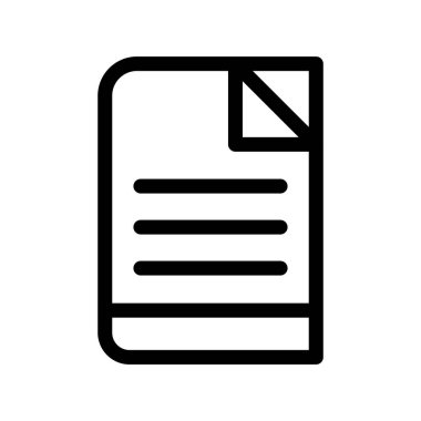 Dergi Taslak Vektör Simgesi Tasarımı