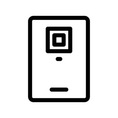 Akıllı Telefon Ana Hattı Vektör Simgesi Tasarımı