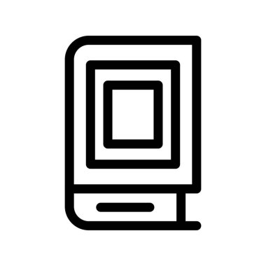 Kitap Özeti Vektör Simgesi Tasarımı