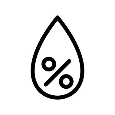 Yüzde Özeti Vektör Simgesi Tasarımı