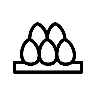  Yumurta Özeti Vektör Simgesi Tasarımı