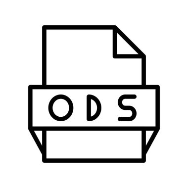 Ods Ana Hattı Vektör Simgesi Tasarımı