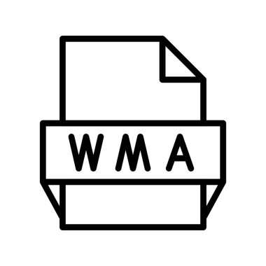 Wma Ana Hattı Vektör Simgesi Tasarımı