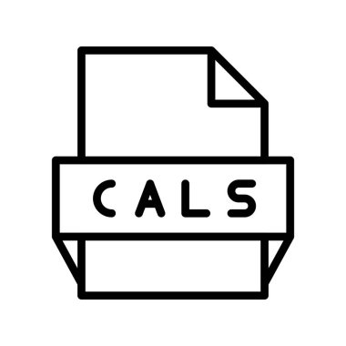  Cals Ana Hattı Vektör Simgesi Tasarımı