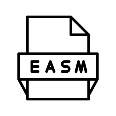 Easm Taslak Vektör Simgesi Tasarımı