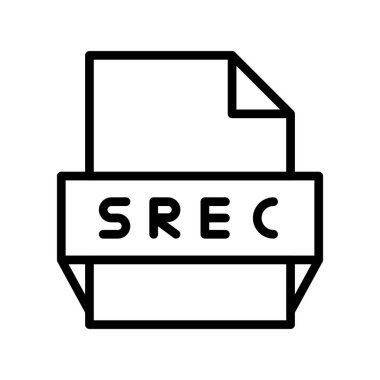Srec Taslak Vektör Simgesi Tasarımı