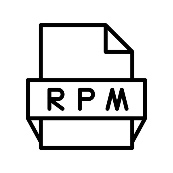 Rpm概要 ベクトルアイコンデザイン — ストックベクタ