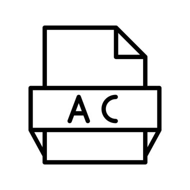 Ac Ana Hattı Vektör Simgesi Tasarımı