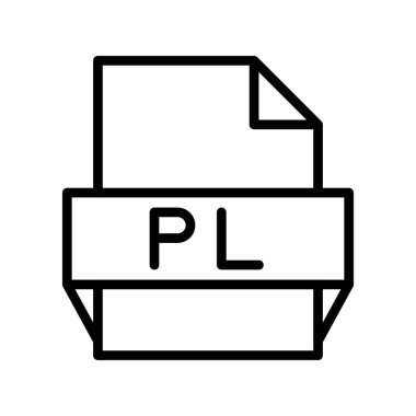 Pl Taslak Vektör Simgesi Tasarımı