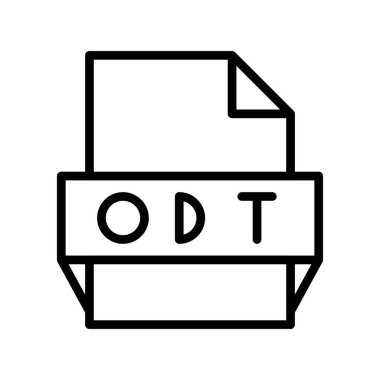 Odt Ana Hattı Vektör Simgesi Tasarımı