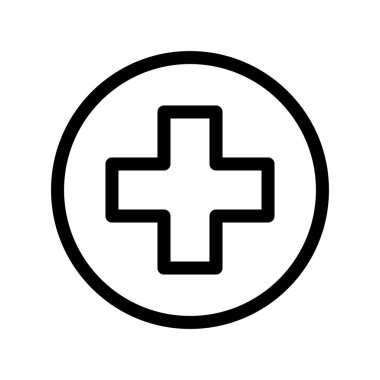 Tıbbi Taslak Vektör Simgesi Tasarımı