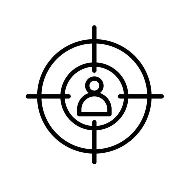 Hedef Özet Vektör Simgesi Tasarımı