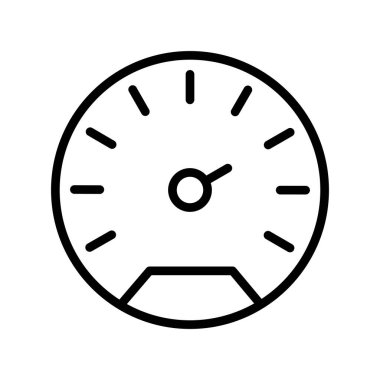  Hız Ölçer Özeti Vektör Simgesi Tasarımı