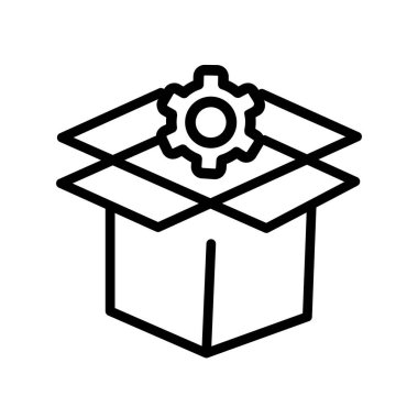  Kutu Özeti Vektör Simgesi Tasarımı