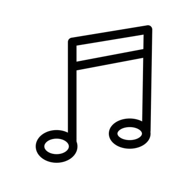 Müzik Özeti Vektör Simgesi Tasarımı