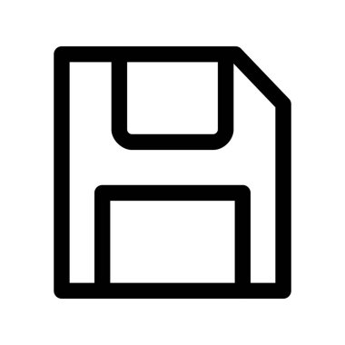 Disket Özeti Vektör Simgesi Tasarımı