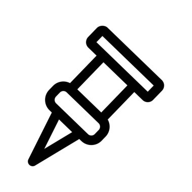 Pin Ana Hattı Vektör Simgesi Tasarımı