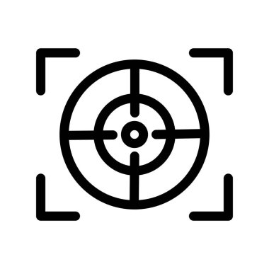 Hedef Özet Vektör Simgesi Tasarımı