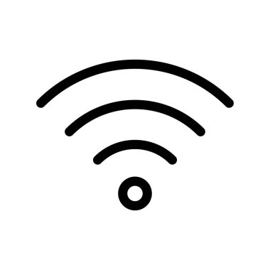 Wifi Ana Hattı Vektör Simgesi Tasarımı