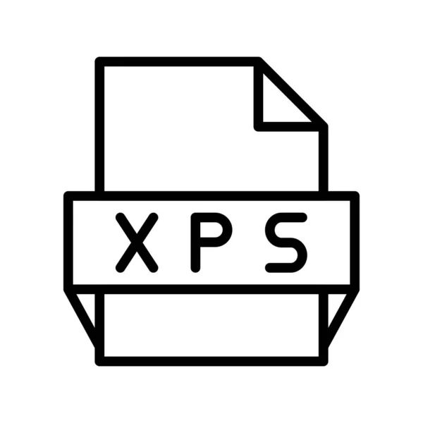 Xps Outline Vector Icon Desig — Stockový vektor