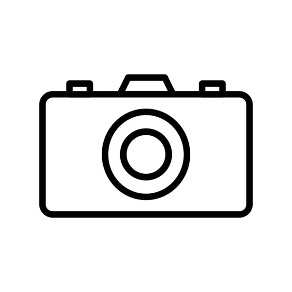 Камера Начерки Векторні Піктограми Демонстрація — стоковий вектор