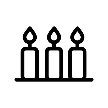 Mum Özeti Vektör Simgesi Tasarımı