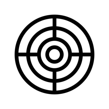 Hedef Özet Vektör Simgesi Tasarımı
