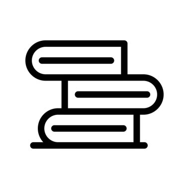 Kitap Özeti Vektör Simgesi Tasarımı