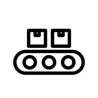 Taşıyıcı Taslak Vektör Simgesi Tasarımı