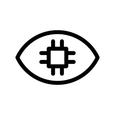 Göz Özeti Vektör Simgesi Tasarımı
