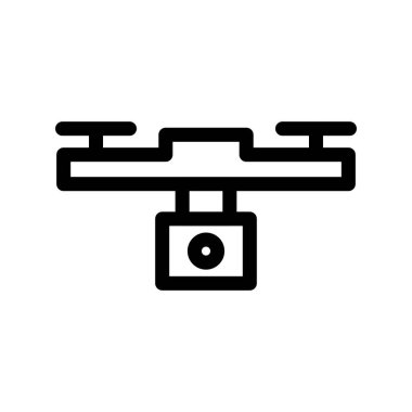 Drone Ana Hattı Vektör Simgesi Tasarımı