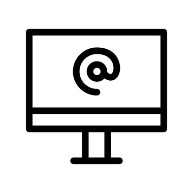 Bilgisayar Özeti Vektör Simgesi Tasarımı