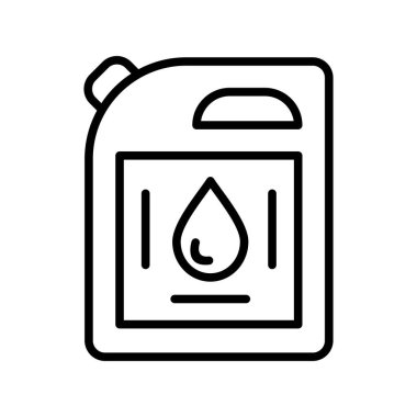  Yakıt Taşıyıcı Ana Hattı Vektör Simgesi Tasarımı